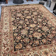 Large ornate area rug professionally cleaned and restored — Ken Groce review