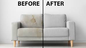 Professional upholstery cleaning service in a Wilmington living room