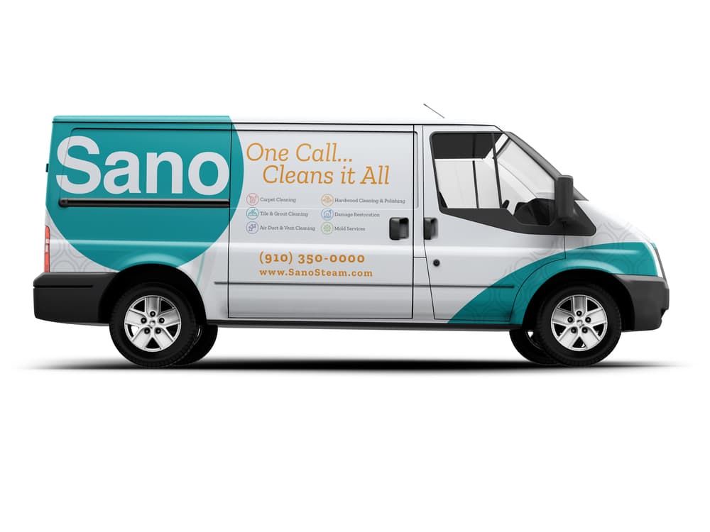 Sano Steam branded service van